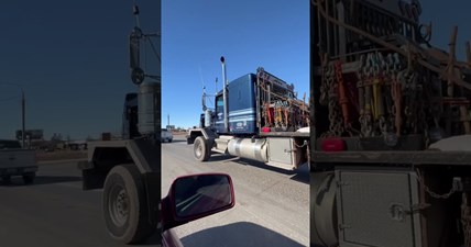 Kenworth C500 Tri-Drive Winch Truck Working Saturday Williston, ND