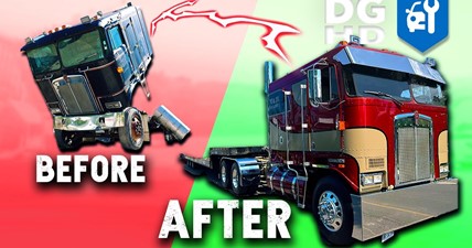 Building a Kenworth K100 Semi Truck in 10 MINUTES!