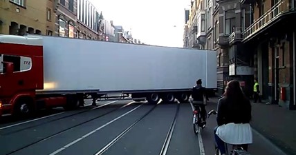 Amazing Dutch truck driver