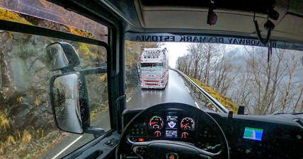 POV Driving Scania R580 - Hardangerfjord