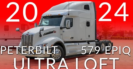 Peterbilt's Biggest Cabin Available The 2024 Peterbilt 579 EPIQ Ultra Loft Edition