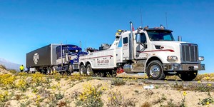 Towing 124,000 Pounds Uphill