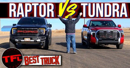 This First EVER Toyota Tundra Drag Race Against The Ford Raptor Is Epic — Which Truck Is Quickest!?