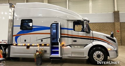 $360K Volvo VNL Expedite Truck with Kitchen and Bathroom Sleeper by Bolt Custom Trucks